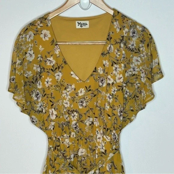 Show Me Your Mumu Paloma Dress Flirtin Floral Size Small - Picture 5 of 11
